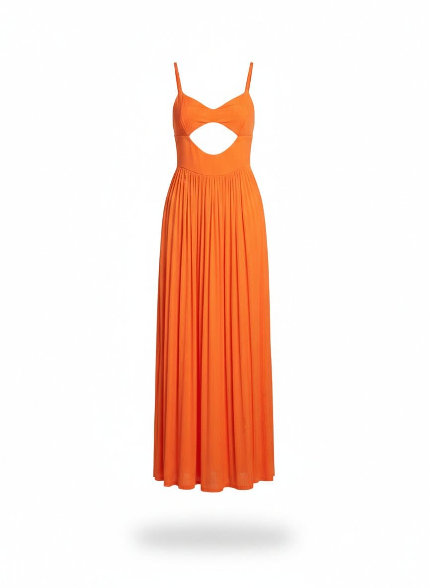 Vestido Coral Slavato P, Coral, tamanho P