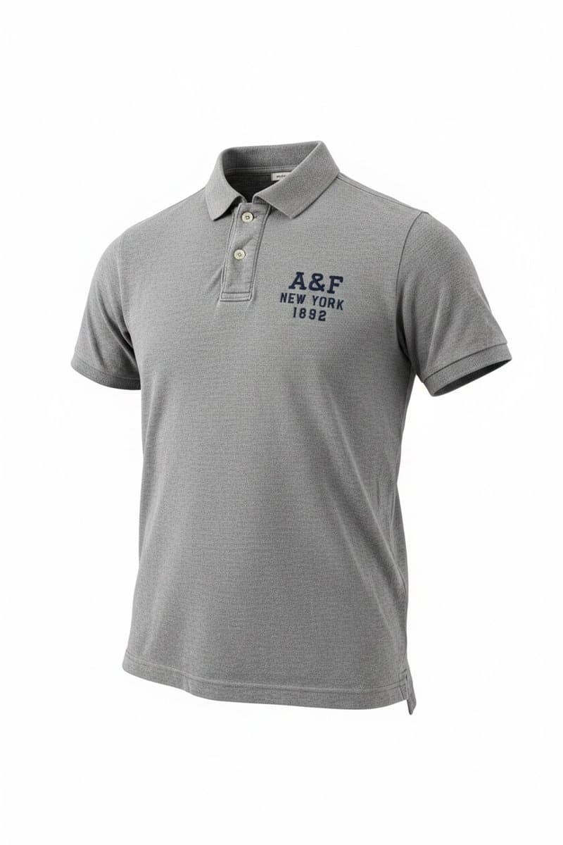 Polo Cinza Abercrombie, Abercrombie & Fitch, Cinza, tamanho XGG