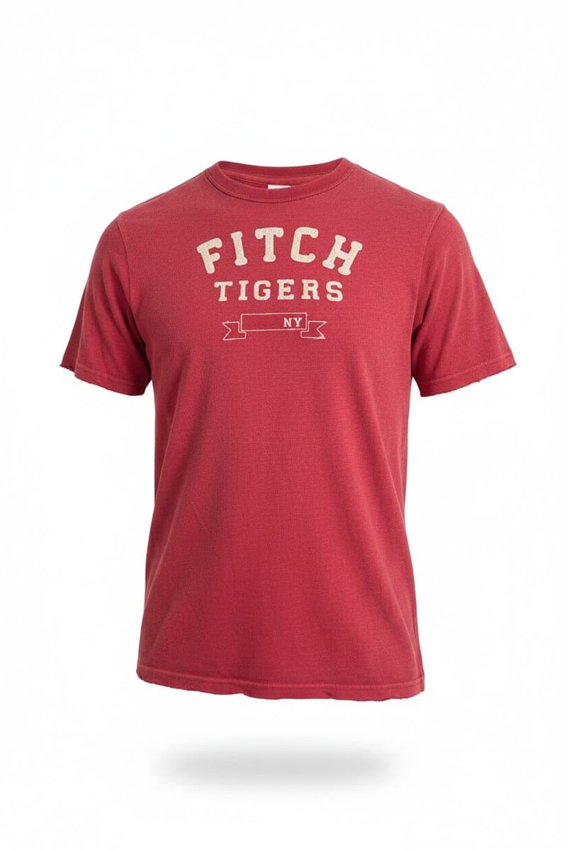 Camiseta Vermelha Abercrombie, Abercrombie & Fitch, Vermelho, tamanho XGG