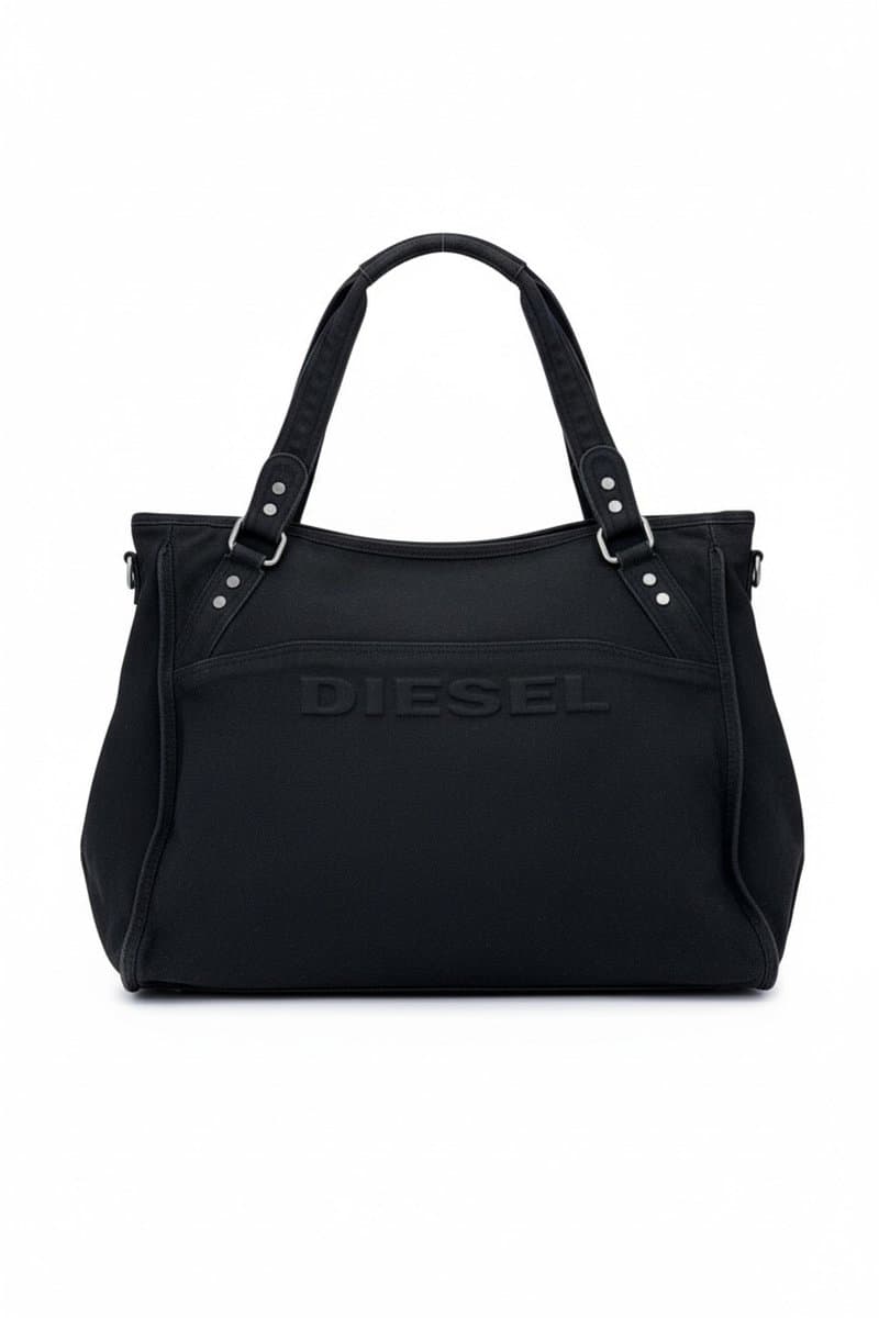 Bolsa Diesel Preta Lona, Diesel, Preto, tamanho Não informado