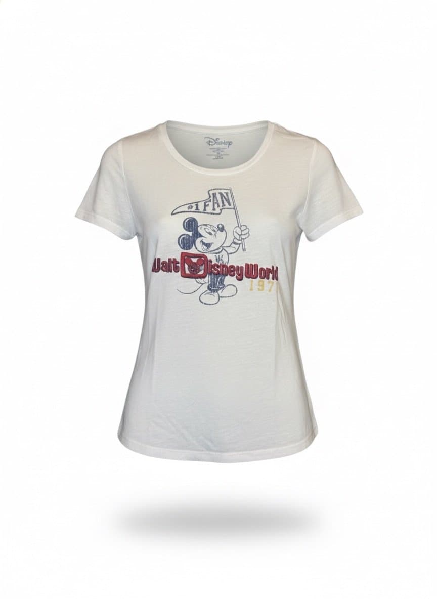 Tee Branca Mickey M, Branco, tamanho M