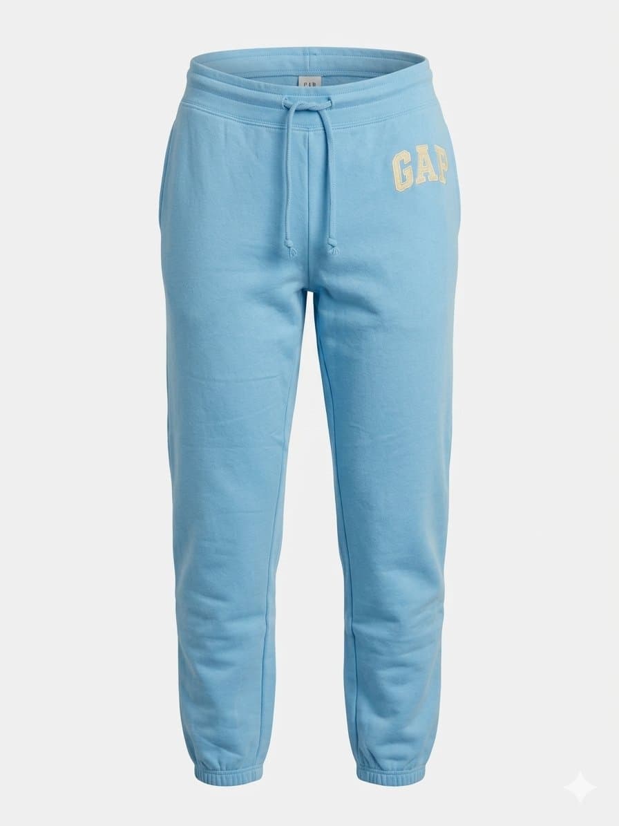 Calça Moletom Azul Bebê Gap P, GAP, Azul-claro, tamanho P