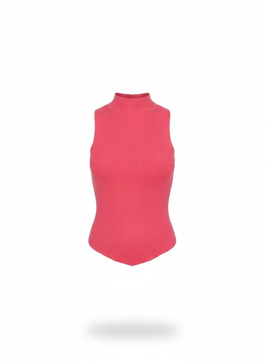 Cropped Tricot Pink, Rosa-chiclete, tamanho UN