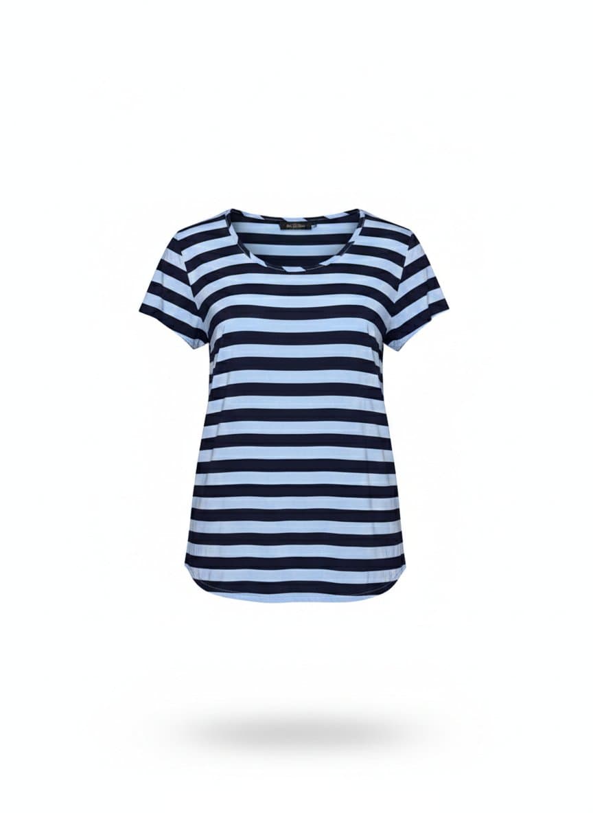 Blusa Listra Azul Di Lucky G, Azul, tamanho G