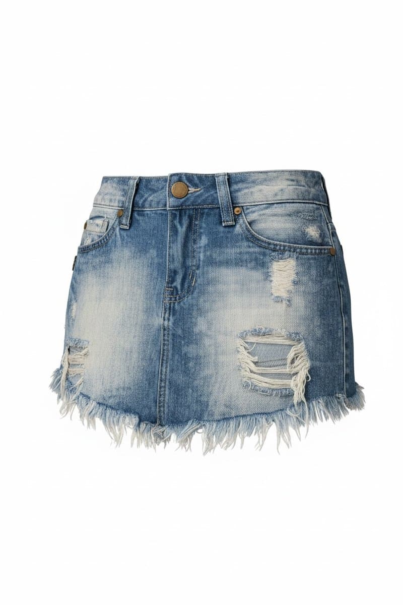 Saia Jeans Johnjohn 34, John John, Azul, tamanho 34