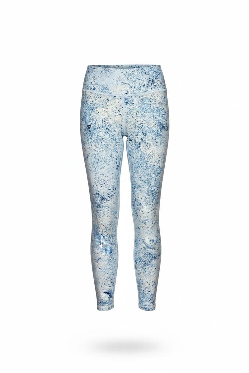 Legging Azul Pingos G, Azul, tamanho G