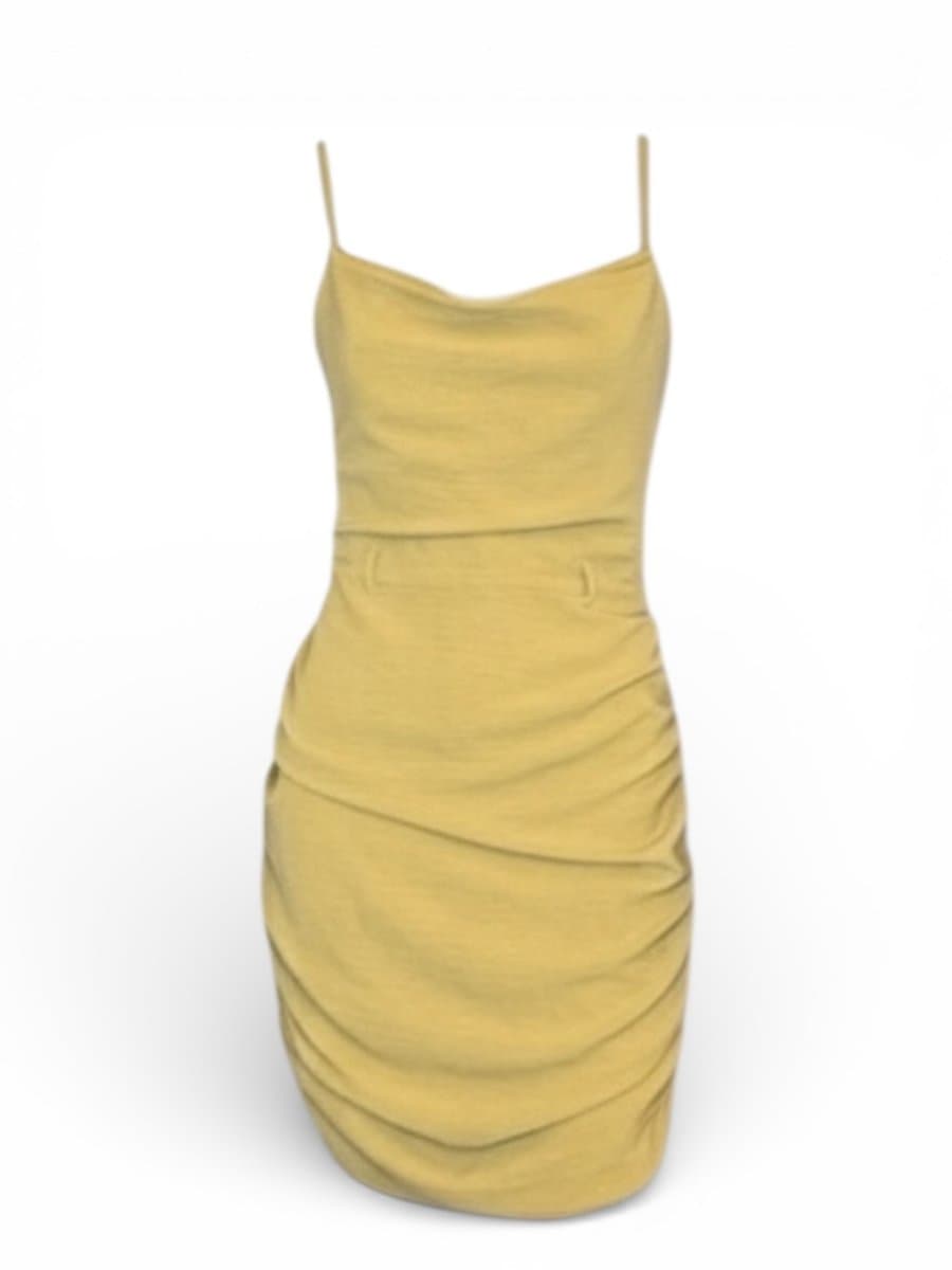Vestido Ocre Talgui G, Talgui, Ocre, tamanho G