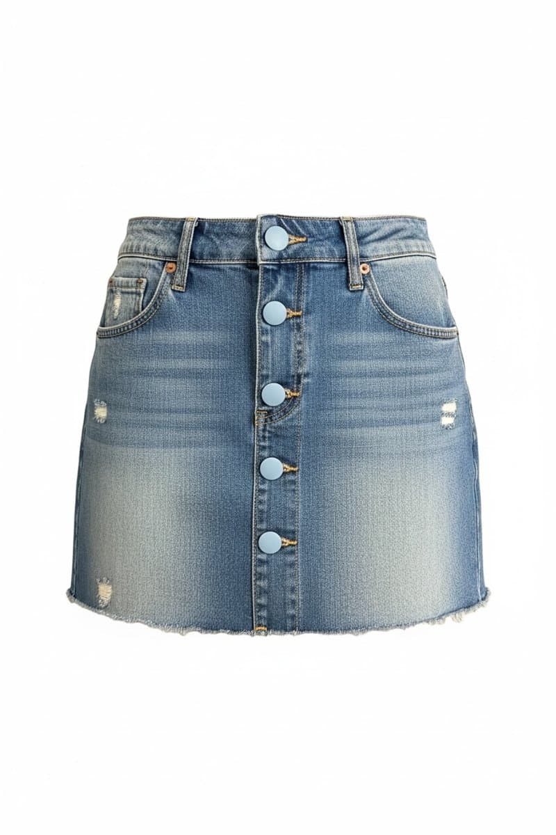 Saia Shorts Jeans Villon 36, Villon, Azul, tamanho 36
