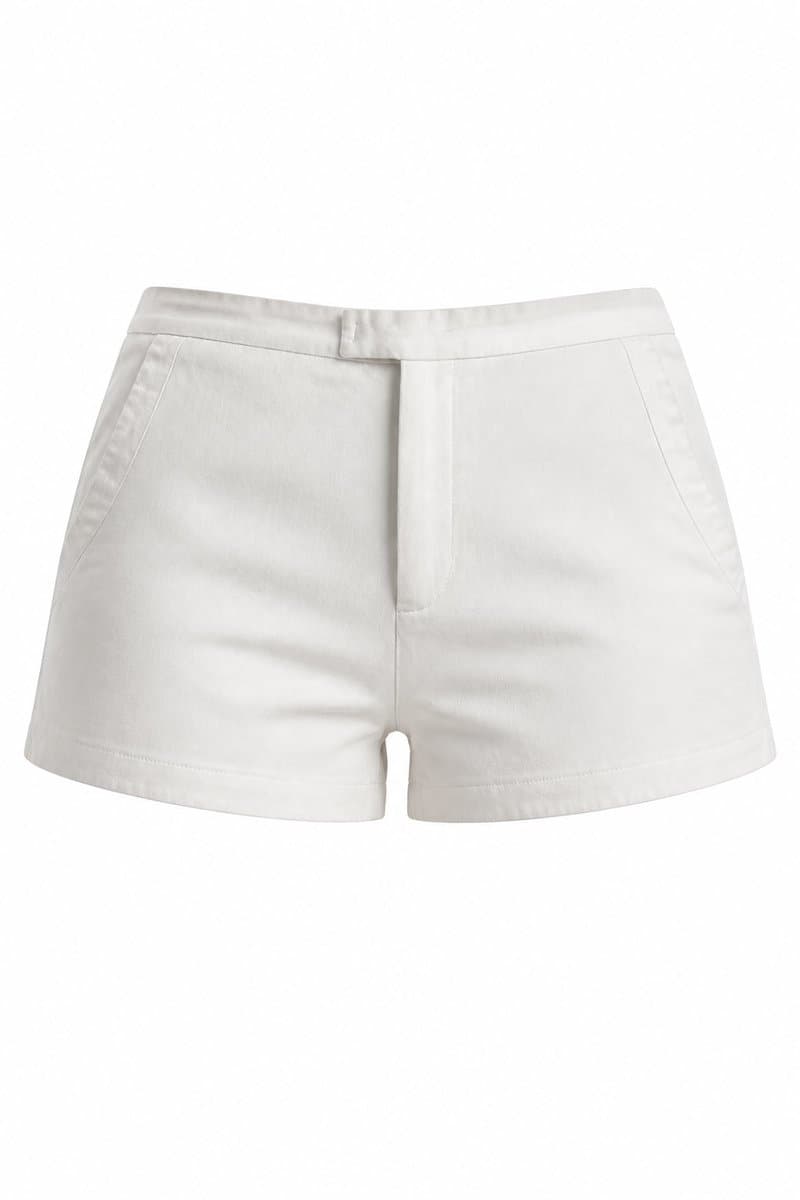 Shorts Off Alfaiataria Carina Duek, Carina Duek, Branco, tamanho 40
