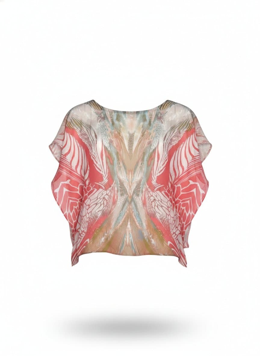 Blusa Estampa Vermelha Rosany G, Vermelho, tamanho G