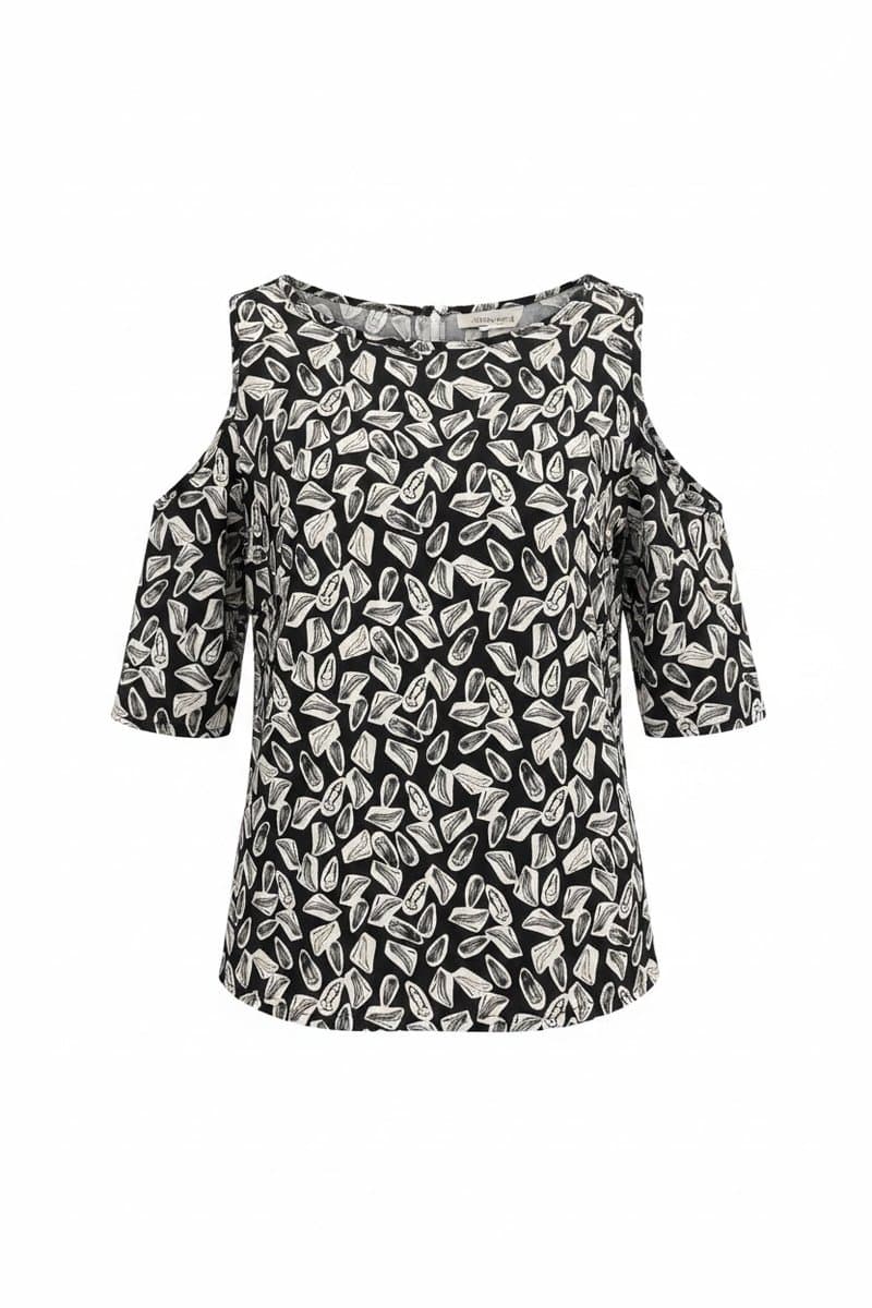 Blusa Preto Sapato Animale, Animale, Preto, tamanho M