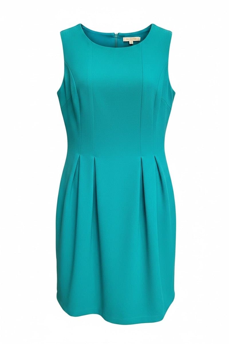 Vestido Turquesa Curto, Azul-turquesa, tamanho P