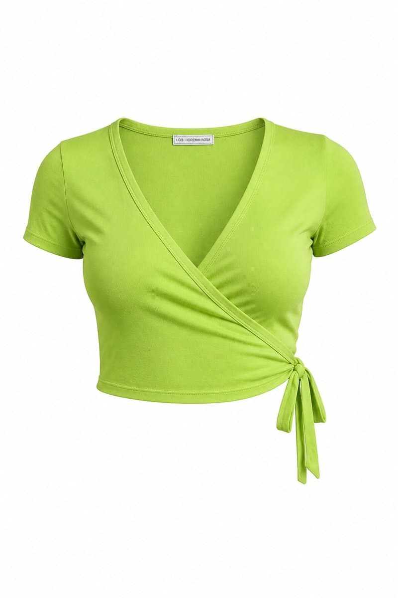 Cropped Envelope Verde Morena Rosa, Morena Rosa, Verde, tamanho G