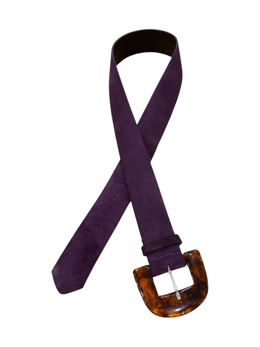 Cinto Camurça Roxo, Violeta, tamanho Não informado
