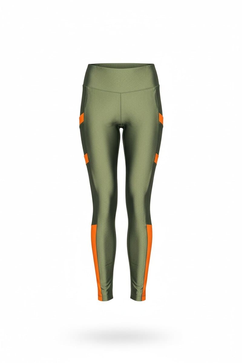 Legging Militar/Laranja Luz do Sol M, Verde-musgo, tamanho M