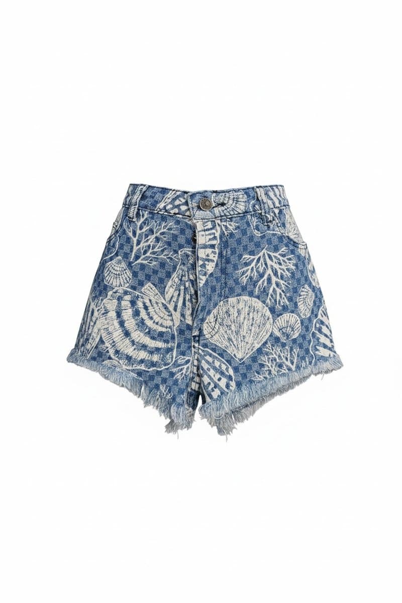 Shorts Jeans Farm Concha 40, Farm, Azul, tamanho 40